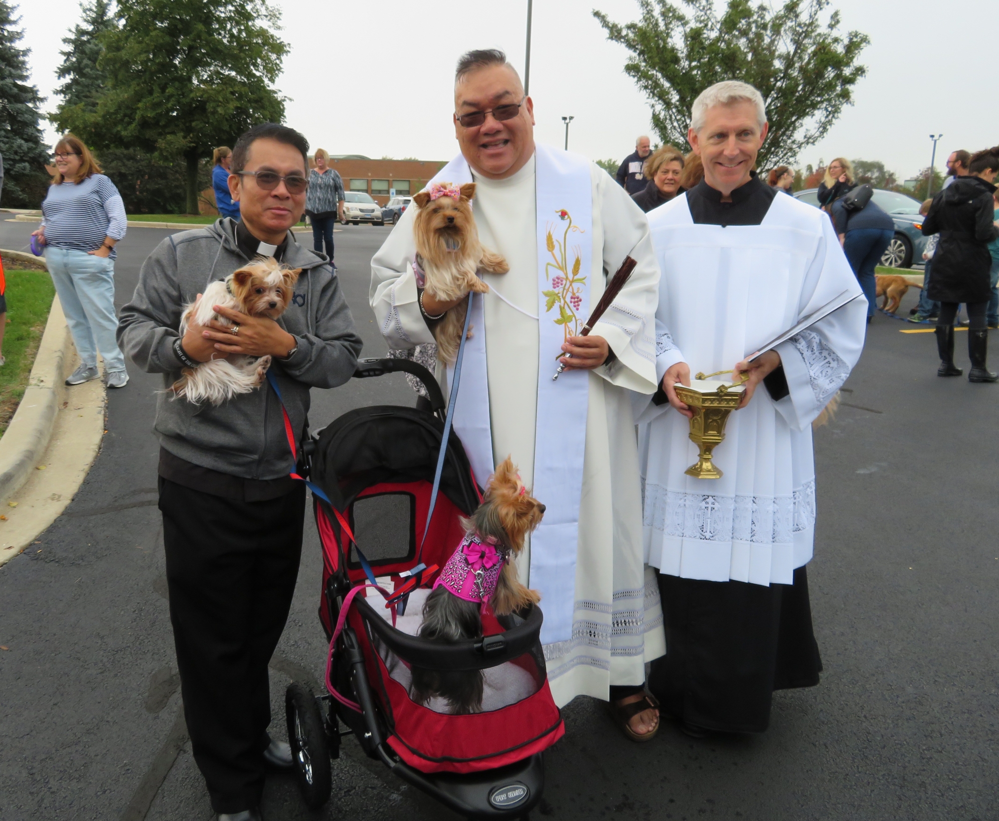 Father Dindo at Saint Mary Pet Blessing